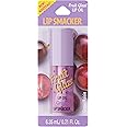 Lip Smacker Fruit Glaze Lip Oil, Ultra-Hydrating & Moisturizing with High-Shine Finish, Plush Applicator for Effortless Glide, Delicious Non-Sticky Flavor - Grape