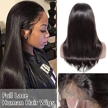 Amazon Com 100 Brazilian Virgin Human Hair Glueless Full Lace