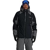 Spyder mens Contact Insulated Ski Snow Hooded Snow Jacket