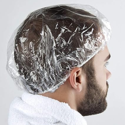 fegore Disposable Shower Cap (White, Medium) - Pack of 100