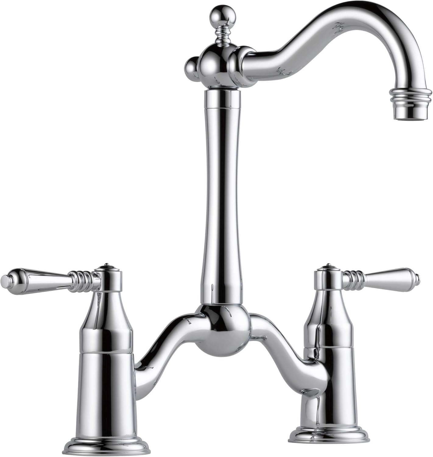 Brizo 62636LFPC Tresa Two Handle Bridge Bar/Prep Faucet, Chrome, Touch