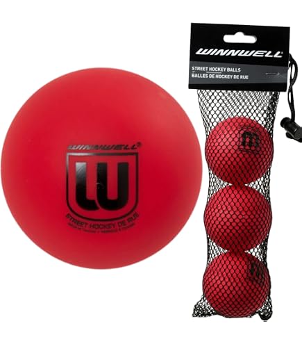 Mylec Palline Da Hockey Gialle Per Clima Freddo – Confezione Da 6, Senza Rimbalzo