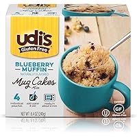 Udi's Gluten Free Blueberry Muffin Mug Cake Mix, 8.4 oz. 4-Count