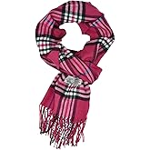 Glory Max Unisex Classic Tartan Plaid Winter Scarf Soft Cashmere Feel 72"x12"
