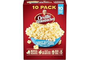 Orville Redenbacher Light Buttery Microwave Popcorn, 76g each, Net weight - 760g, 10 Count