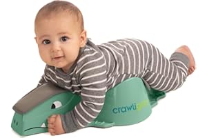 Crawligator Tummy Time Toy I Provides Mobility for Infants 4-12 Months I Early Childhood Dev (Sage)
