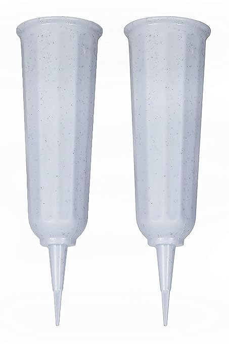9 75 Plastic Cemetery Vase Home Furniture Diy Set Of 2 Cookware