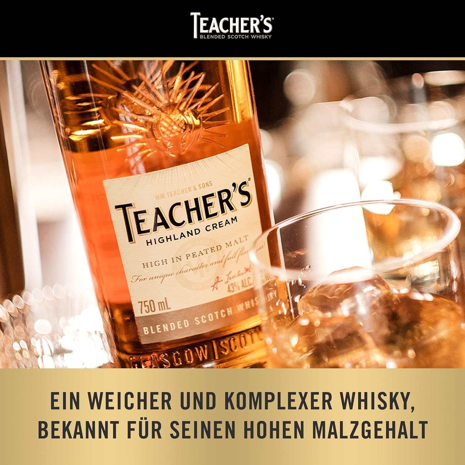 Teacher's | Blended Scotch Whisky | reicher und vollmalziger Geschmack | 40% Vol | 700ml Einzelflasche 3