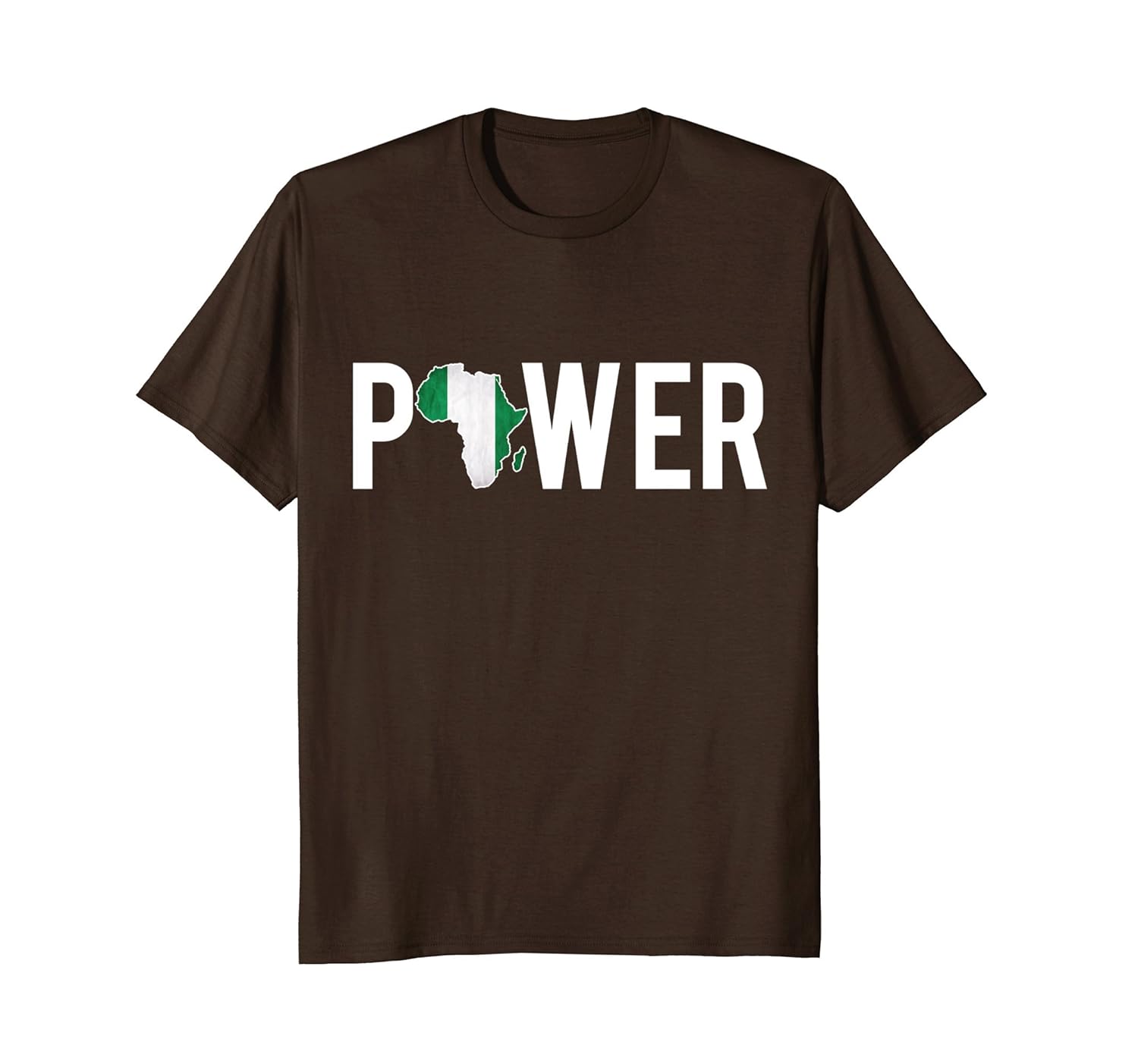 Africa Black African Power Nigeria Map T-Shirt-anz