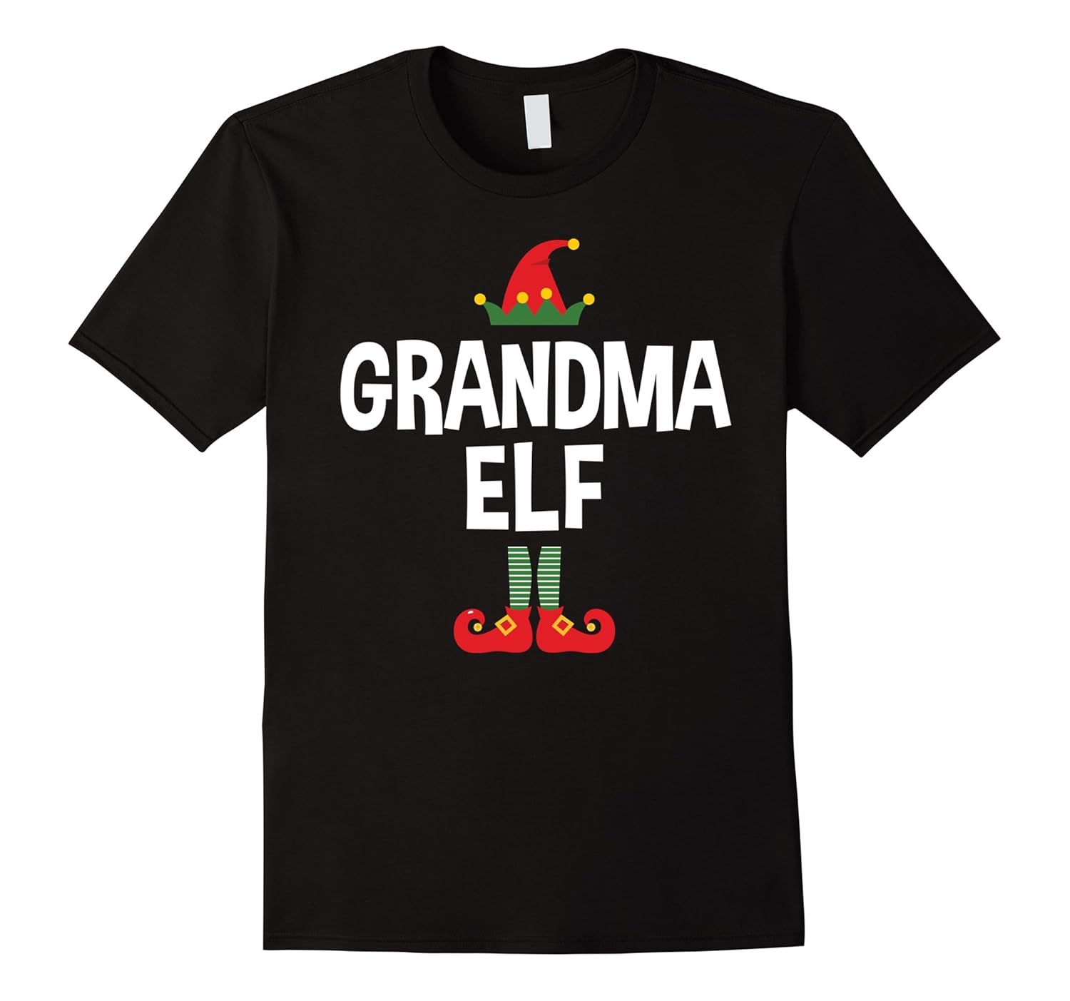 Grandma Elf Shirt -Family Matching Christmas Pajamas T-Shirt-ANZ
