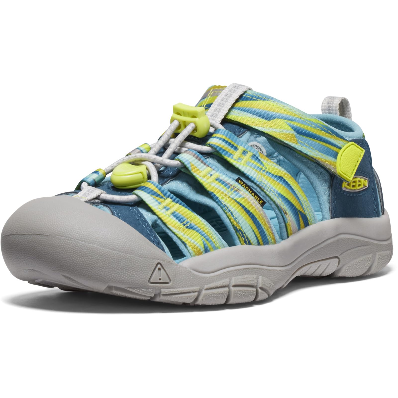 KEEN Newport H2 Closed Toe Water Sandals, Legion Blue/Evening Primrose, 6 US Unisex Big Kid