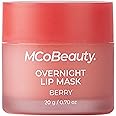 MCoBeauty Overnight Lip Mask - Berry, Hydrating Lip Balm, Vegan, Cruelty Free Cosmetics