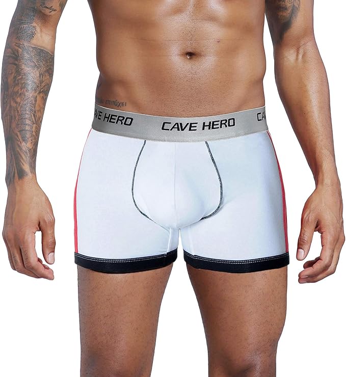 Front Enhancing Padded Stretch Modal Cotton Shorts Sexy Hip Push Up Men