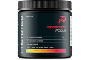 ProteinCo | Energize+ | 60 Servings | Energy Drink Powder Formula | BCAA & L-Tyrosine | Concentration & Focus | Superfruit Sp