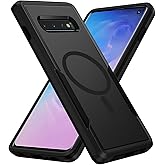 Teayoha for Samsung Galaxy S10 Case,[Compatible with Magsafe] [Military Grade Drop Tested] Shockproof Magnetic Tough Rugged Protective Phone Case -6.1 inch (Black)