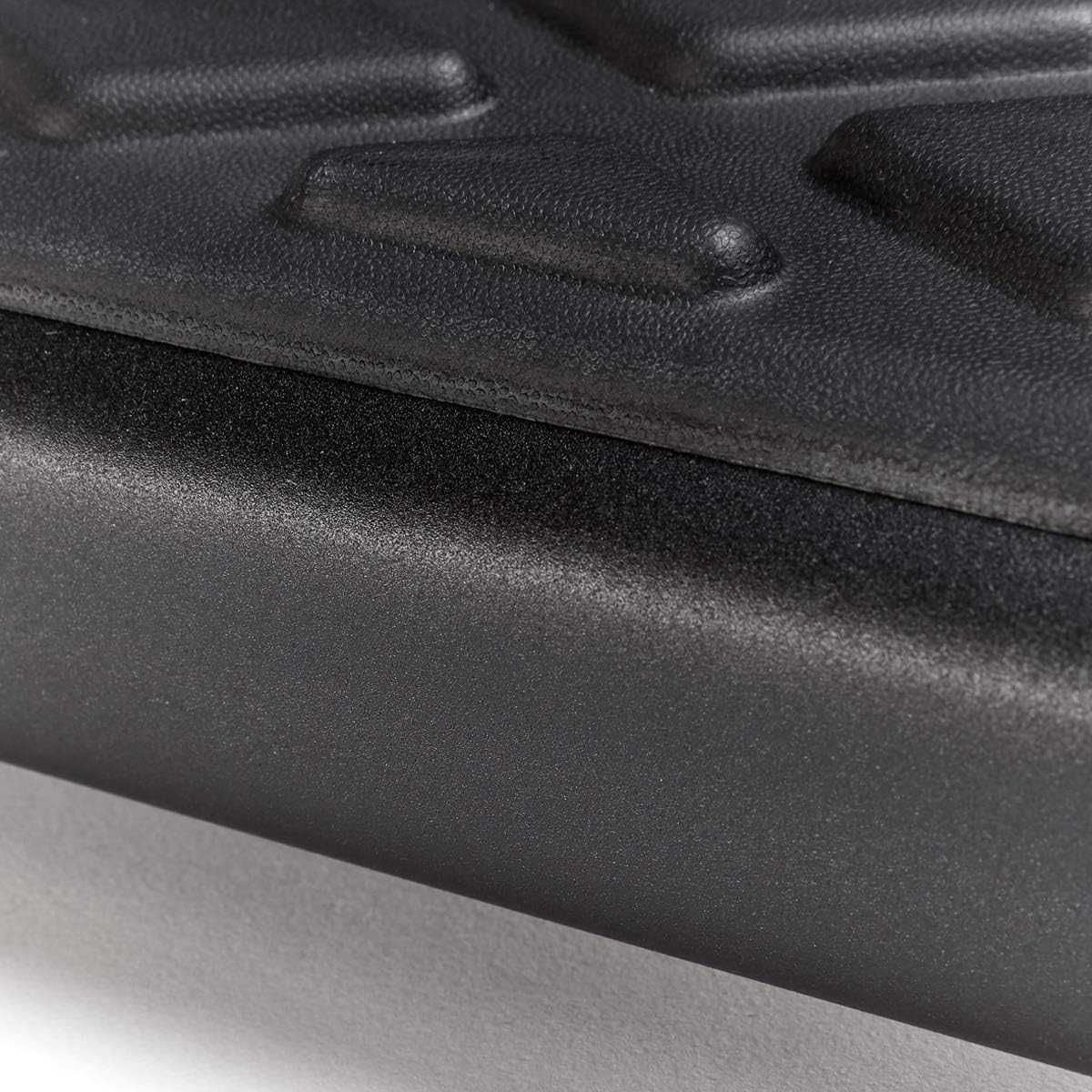 Running boards suitable for Isuzu D-Max 2012 Model Hitit in Black with TÜV and ABE