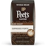 Peet's Coffee, Espresso Forte - Dark Espresso Roast Whole Bean Coffee - 32 Ounce Bag