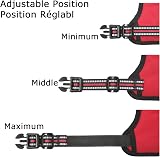 HEELE Dog Harness Small No Pull Reflective Red XS with Handle view 6