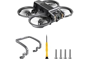 STARTRC Avata 2 Gimbal Bumper Guard for DJI Avata 2 FPV Drone Accessories Lens Safety Bumper PTZ Protect Bar Aluminum Alloy Camera Anti-Collision Protection Guard Bar, gray