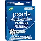 Nature's Way Probiotic Pearls Acidophilus, Supports Digestive Balance & Gut Health, Reduce Occasional Constipation and Bloati