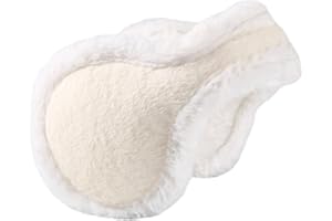 TOPZGLEEY Winter Earmuffs For Women Girls, Faux Soft&Warm Earmuffs Cute Foldable Ear Warmers Ear Covers for Cold Weather