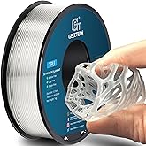 Geeetech TPU Filament 1.75mm, Shore 95A Flexible 3D Printer Filament with High Elasticity, 1KG (2.2lbs) Spool, Dimensional Accuracy ±0.03mm, Fits Most FDM Printers (Clear/Transparent)
