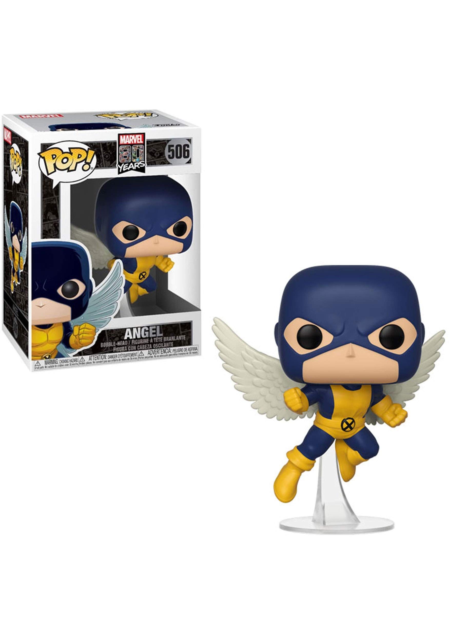Funko POP! Bobble Marvel: 80th-First Appearance-Angel - Marvel Comics - Collectable Vinyl Figure - Gift Idea - Official Merchandise - Toys for Kids & Adults - Comic Books Fans — image 1