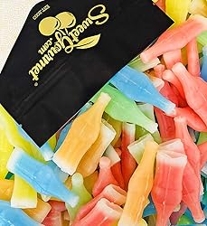 SweetGourmet Wax Candy Bottles with Drink