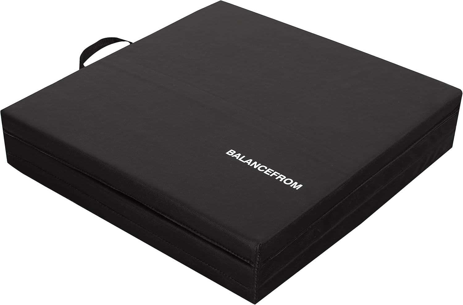 BalanceFrom 1.5" Thick Tri-Fold Folding Exercise Mat with Carrying Handles for MMA, Gymnastics and Home Gym Protective Flooring (Black): Sports & Outdoors