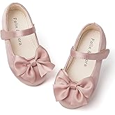 Felix & Flora Toddler Flower Girl Dress Shoes - Girl Ballet Flats Party School Shoes Wedding