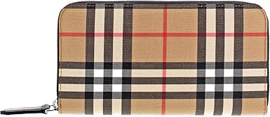 burberry women's check wallet