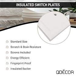 Questech Decor Outlet Cover, Insulated Single