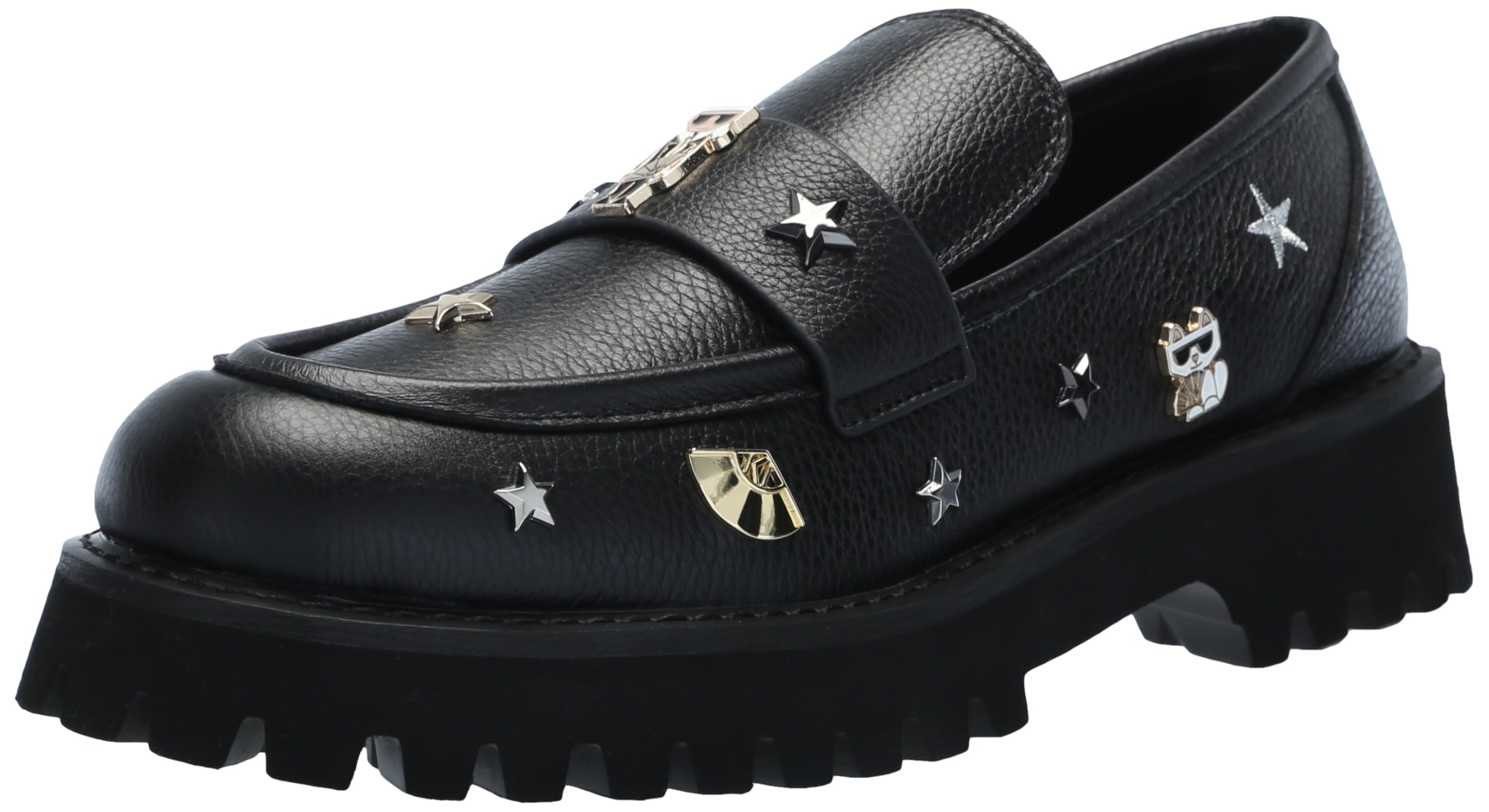 KARL LAGERFELD Paris Womens Avah Studs – Dress F, Black, 5.5