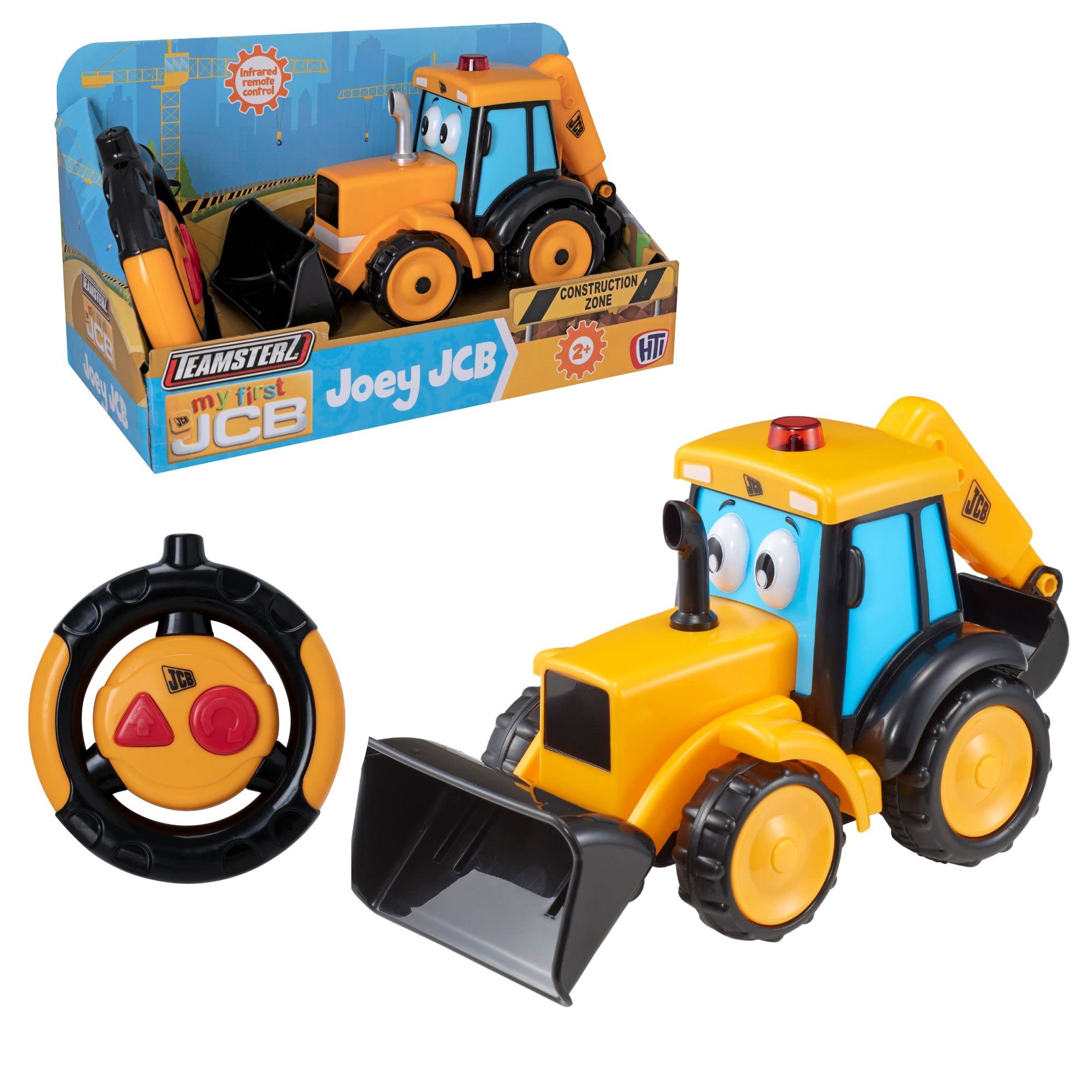 Teamsterz Joey Digger Truck Playset | Ages 2+, RC JCB Construction Vehicle Toy