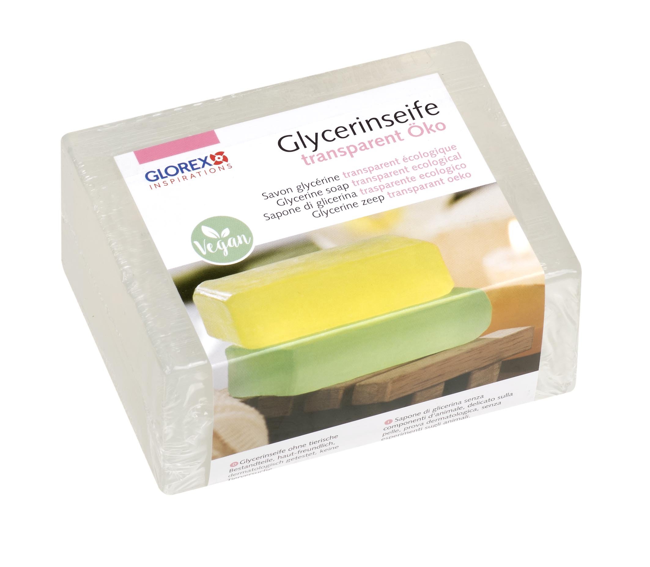 Glorex 6 1600 Glycerin soap, eco, transparent, 500g — image 1