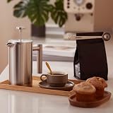 VonShef 6 Cup Cafetiere Stainless Steel 800ml Double Walled French Press view 2