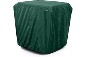 Covermates Air Conditioner Cover - Light Weight Material, Weather Resistant, Elastic Hem, AC & Equipment, 32W x 32D x 36H, Green