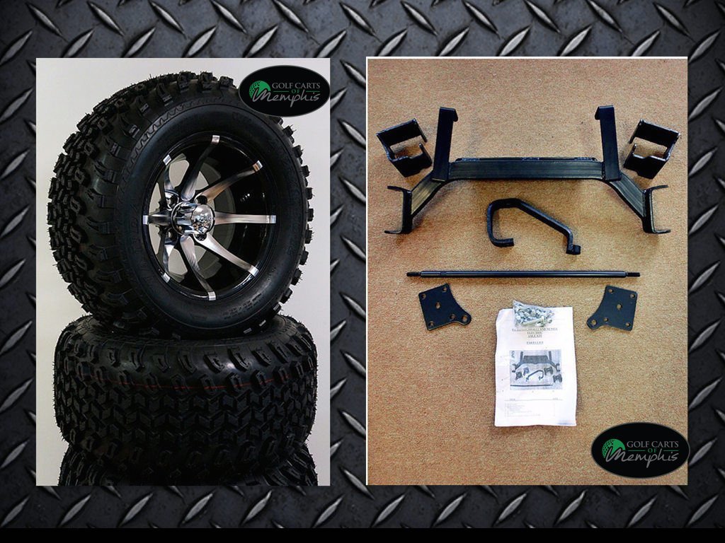 EZGO TXT Electric Golf Cart 20012013 6" STEELENG Lift Kit + 12