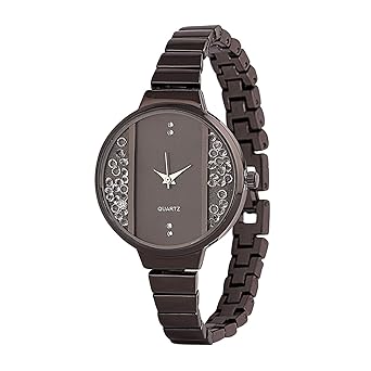 Latest Stylish Trendy Analog Black Dial Women's/Girl's Watch