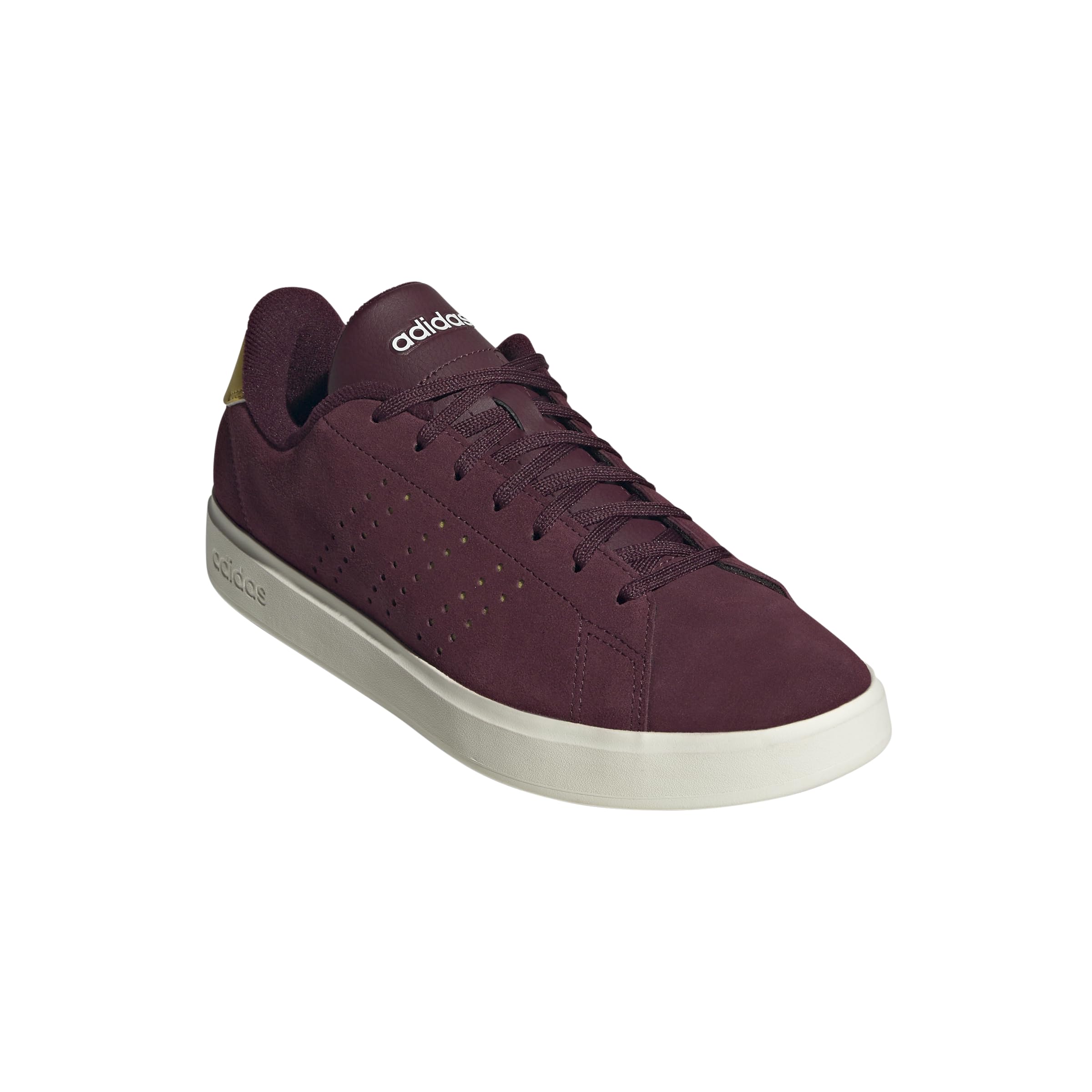adidas Men's Advantage 2.0 Sneaker, Maroon/Utility Yellow/Off White, 5 Image adidas Men's Advantage 2.0 Sneaker, Maroon/Utility Yellow/Off White, 5 Image