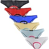 Uneihoiz Men's Sexy Open Front Underwear Soft Comfortable Briefs