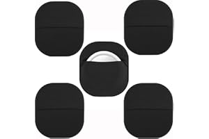 IONPSHG 5Pcs Holder Sticky Pouch Case for Airtag Anti Lost Self Adhesive Stick On Mount Hidden and Protective Sleeve Cover Po