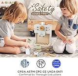 Airlab Wooden Coffee Machine Toy for Kids Pretend Play Kitchen Accessories view 7