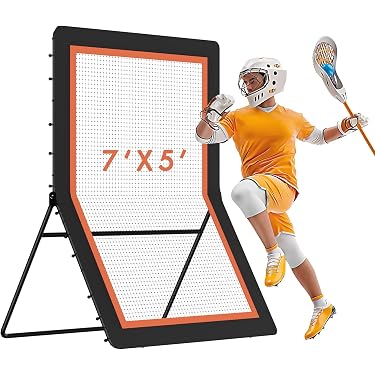 bounce / パネル７枚セット Amazon.com : MR Lacrosse Rebounder 7'x5', Throwback Net with 5