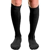 COUVER Cotton Terry-Cushioned Knee High Baseball Softball Multi-Sports Socks, 1 Pair