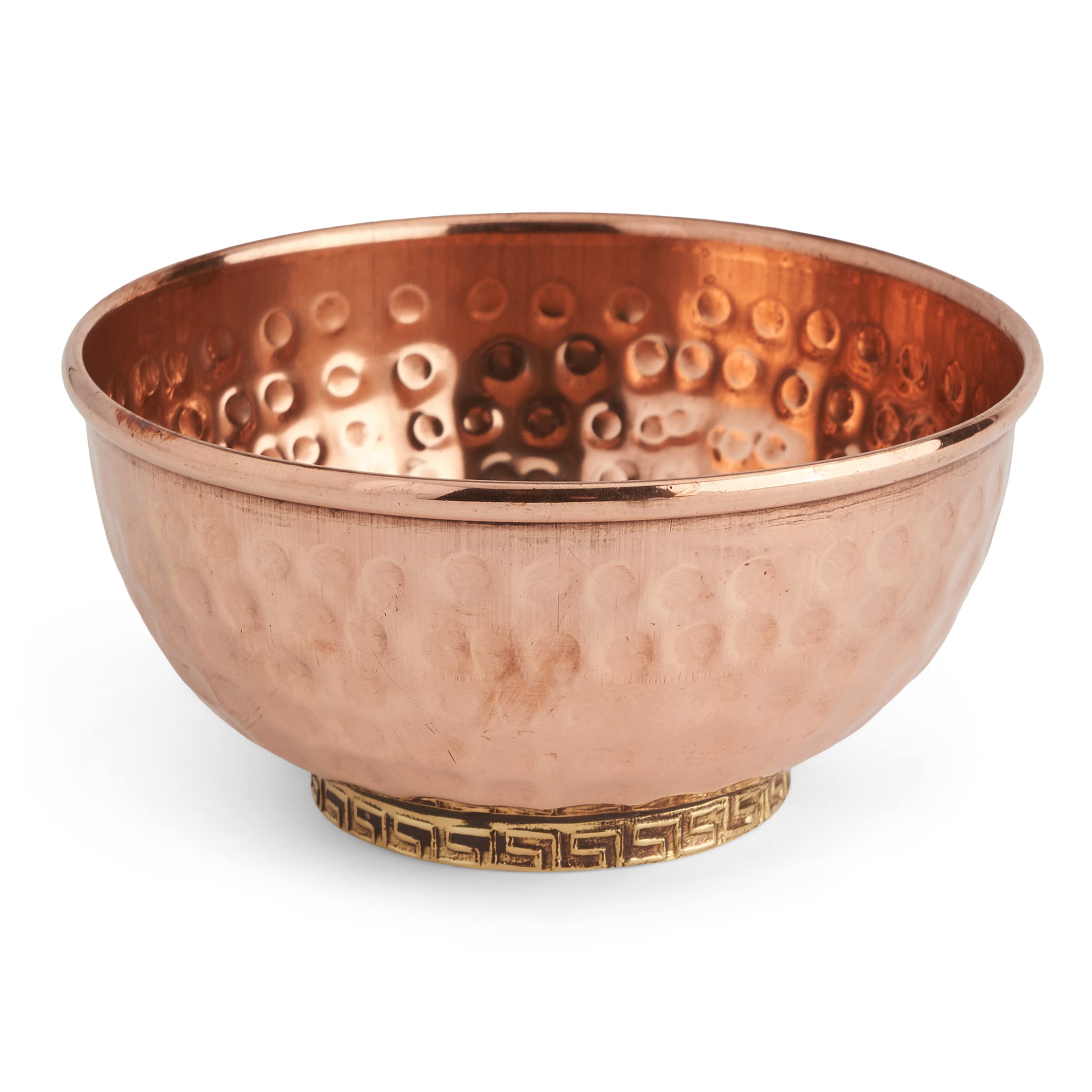 NKlaus Ø 11 cm copper bowl hammered incense bowl holy water bowl 39140