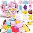 FUNNYB&G Squishies Mochi Squishy Toy - 24pcs Kawaii Party Favors Goodie Bag Stuffers Stress Reliever Fidget Toys Pack for Girls Boys Classroom Prize Christmas Birthday Gifts