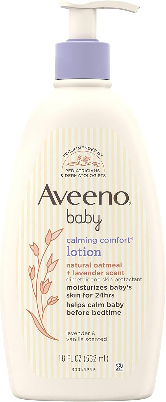 aveeno calming lotion baby