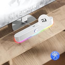 Redragon GS560 RGB Desktop Soundbar, 2.0 Channel