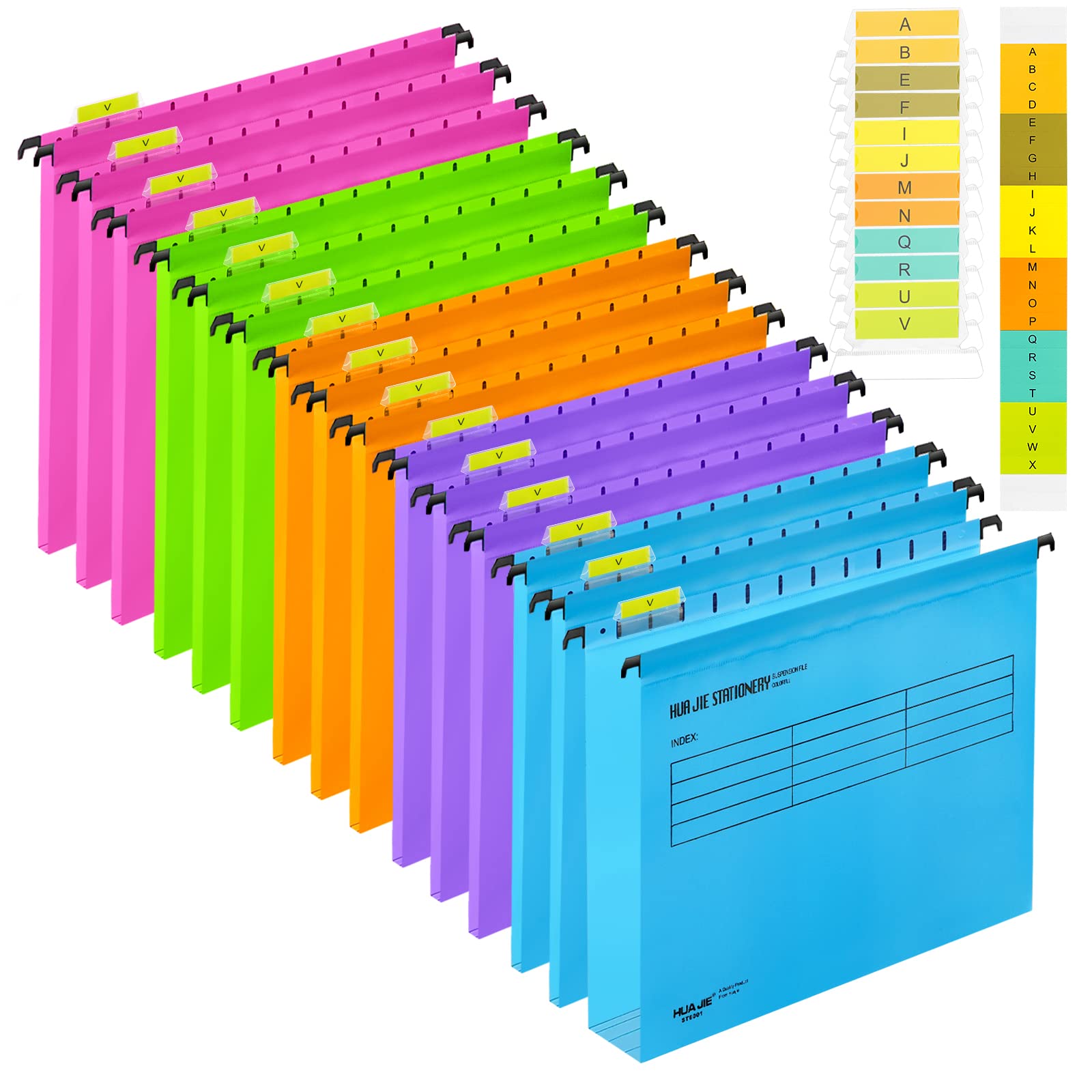 Lafecuw A4 Suspension Files, 15 Pcs A4 Suspension Files for Filing Cabinet Files Hanging Filing Folders,Box Filing Storage Folders Interior Folders for School Home Work Office Organization